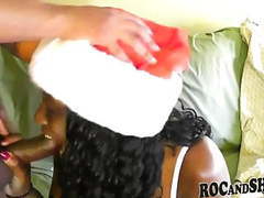 Find-Best-Mature.com presents: Sexy ebony girlfriend christmas fuck !!