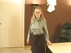 Find-Best-Mature.com presents: Secretary with big boobs and hairy pussy gv00035