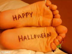 Find-Best-Mature.com presents: Halloween feet soles & toe rings