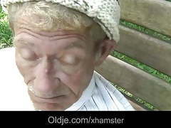 Find-Best-Mature.com presents: Scrawny old man does anal 21 sexy longhaired blonde
