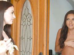 Find-Best-Mature.com presents: 18yo babysitter and her hot bff having lesbian sex