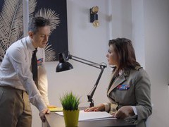 Find-Best-Mature.com presents: Rebecca volpetti wearing nylon stockings getting fucked hard