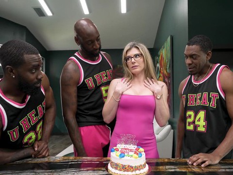 Find-Best-Mature.com presents: Interracial gangbang with a horny blonde babe - cory chase