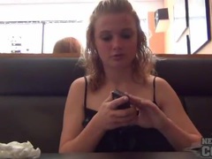 Find-Best-Mature.com presents: Teen on park bench fucks cunt with toy