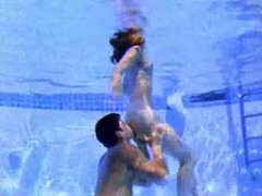 Find-Best-Mature.com presents: Cute girl sucks cock in the pool