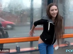 Find-Best-Mature.com presents: Beautiful girl has fun playing in public