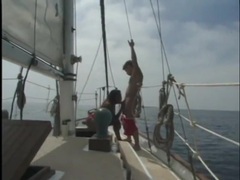 Find-Best-Mature.com presents: Interracial on a boat with a beautiful black girl