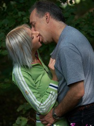 Find-Best-Mature.com presents: Hot innocent girl fucked outdoors in the forest hardcore