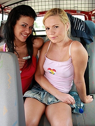 Find-Best-Mature.com presents: Naughty young Ellis and her hot friend share a hard cock