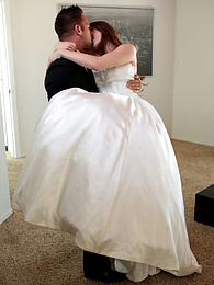 Find-Best-Mature.com presents: Bride with big fake tits Veronica Vain gets her trimmed pussy nailed deep