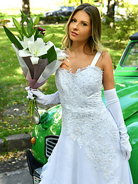 Find-Best-Mature.com presents: Naughty bride Rebecca Volpetti takes a photographer assistant's stiff dick