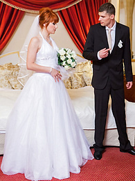 Find-Best-Mature.com presents: Redhead Czech bride Lucy Bell getting double fucked on her wedding day