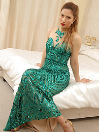 Find-Best-Mature.com presents: Sexy british teen Stephanie Bonham Carter removes her dress and displays her bare skin
