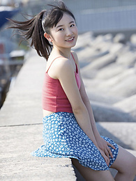 Find-Best-Mature.com presents: Asian teen Chisaki Morito demonstrates her tiny tits and demonstrates her exposed body outdoors